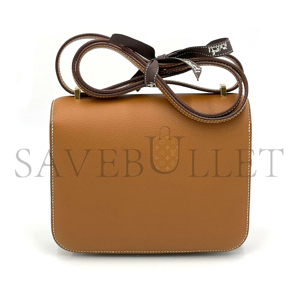 H**mes master constance mini 18 gold epsom h061677cc37(19*15*4cm)
